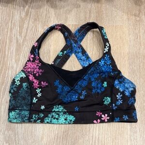 Lululemon Floral Sports Bra size 6